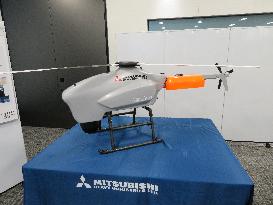 Mitsubishi Heavy Industries' drone flies stably even in 30-meter winds